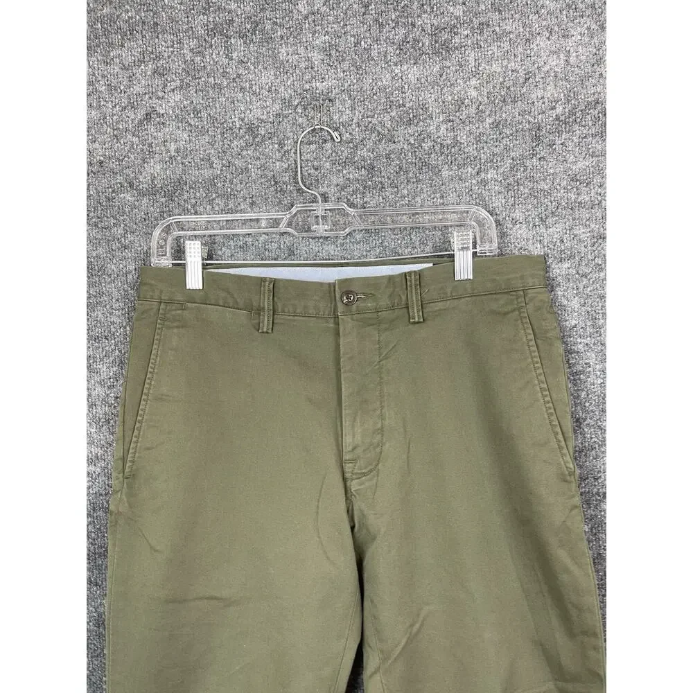 Polo Ralph Lauren Stretch Slim Fit‎ 32X30 Side Pockets Olive Green Chino